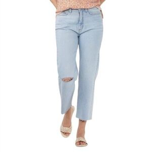 Lauren Conrad Jeans super high rise crop jeans 16